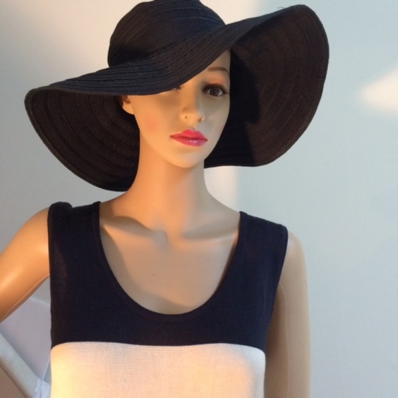 Accessories - Black Grosgrain Ribbon Hat 🦋